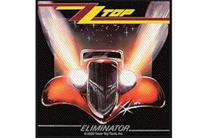 Razamataz ZZ Top - Eliminator Patch 10cm x 10cm Black