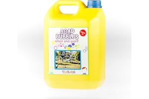 Play Juggling - Liquido Bolle di Sapone - 5l - Soluzione per Bolle di Sapone Adatto per Feste, Party, Compleanno, Matrimonio, Laurea, Feste per Bambini, Gioco all'aperto, Carnevale, Party Bubbles