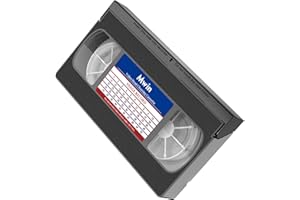 Mwin VHS Head Cleaner - Reusable Video Head Cleaner Tape for VHS/VCR Players, Dry Technology No Fluid