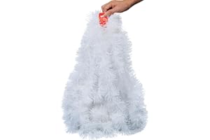 FOX·BUNNY Lametta Girlande Weihnachtsgirlande, 10 Meter zum Aufhängen - Weihnachts Girlande für Innen-/ Außenbereich, Weihnachtsfeier-Deko & Festivals