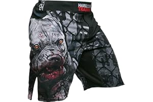 Hardcore Training Shorts Homme Combat Shorts Arts Martiaux MMA BJJ Fitness Muay Thai Boxe Grappling No Gi