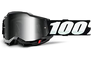 100% Maschera ACCURI 2 Black - Lente A Specchio Argento