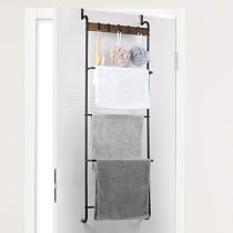 Over The Door Towel Rack Bathroom Behind Door Towel Holder with ...