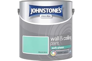 Johnstones mjuk glans emulsionsfärg 2,5 liter 2.5 Litre Miami