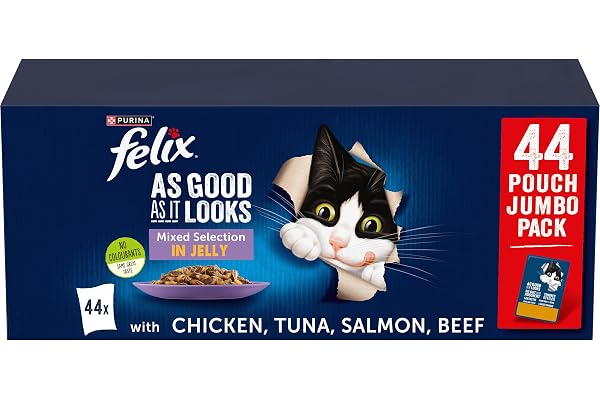 Felix Fantastic comida húmeda gato 44x85 g