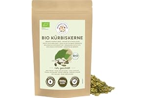 Munchilycious Semillas de Calabaza Orgánicas 1kg, Semillas de Calabaza Crudas y Peladas para Comer