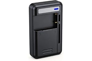 Universel 2en1 Chargeur De Batterie Avec Port USB-C Pour Batteries 29-66 mm compatible Avec Téléphones Mobiles Et Appareils P