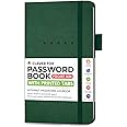 Clever Fox Password Book Pocket – Small Internet Address & Password Journal Organizer – Computer & Website Log-In Keeper Notebook (Dark Green)