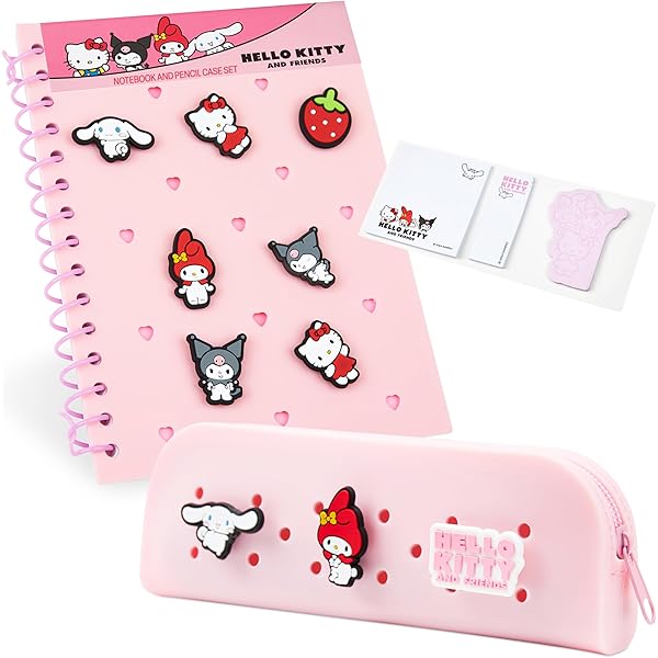 Borsa Hello Kitty Bambina Astuccio Triplo Hello Kitty Leggero E