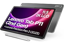 Lenovo Tab P11 (2nd Gen) - Tablet de 11.5" 2K (MediaTek Helio G99, 4GB de RAM, 128GB ampliables hasta 1 TB, 4 Altavoces, WiFi