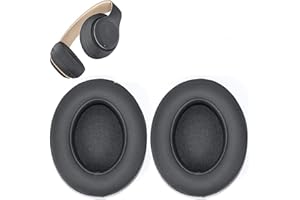 SODOROUS Beats Studio 2 & 3 - Cuscinetti di ricambio cablati e senza fili, in memory foam con morbida pelle proteica, grigio ombreggiato