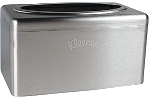 KLEENEX Kimberly-Clark Professional 9924 Pop-Up-Box-Handtuchspender, 25,1 cm (L) x 14,7 cm (B) x 13,7 cm (T), 2 x Pop-up-Box-Handtuchspender, edelstahl