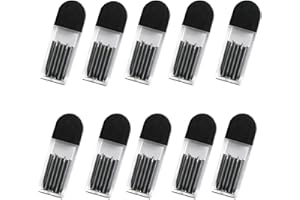 XINXINLOVEE Mine compas, Recharge pour Compas, 100 Pièce Recharges de Mine pour Compas, 2mm Recharge Boussole, Mine Compas Professionnel, Mines de Rechange pour Compas 2B