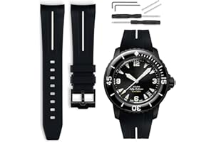 HORACE 22 mm gumowy pasek do zegarka kompatybilny z Blancpain x Swatch Scuba Fifty Fathoms