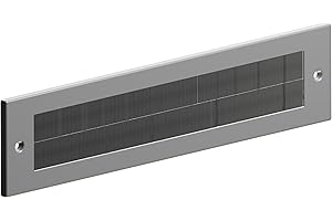 STORMGUARD Letter Box Cover Draught Excluder for Internal Use - Silver Finish