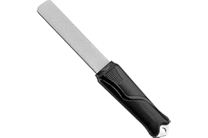 SHARPAL 121N Dual-Grit Diamond Sharpening Stone, Tool Sharpener for Sharpening Knife, Garden Shears, Axe and All Blade Edge