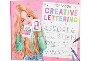 Depesche- Libro para Colorear con Texto en inglés TopModel, Aprox. 21 x 25 x 0,5 cm, Color Uni, Talla única (10903)