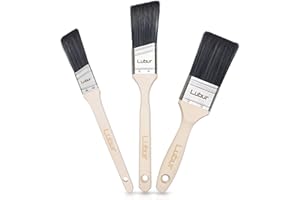 ‎LUBUR Lubur® Malerpinsel Set - Hochwertiger Flachpinsel ohne Borstenverlust - Lasurpinsel Borstenpinsel Pinsel für alle Untergründe - Lackierpinsel, Lackpinsel für präzise Ergebnisse inkl. Aufbewahrungsbox
