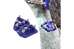 IUVWISN Punta de pedal de freno trasero plegable alargada universal para XC XCF SX SXF XCW EXC EXCF FC TC 125 150 250 300 450 500 Enduro Motocross (Azul)