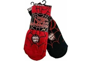 ITRAT Boys Children Spider Web Warm Thermal Non Slip Gripper Bed Socks, Bedwear socks Anti-skid slip Grip socks for Home workout sports, indoor Assorted Color (2 Pairs)
