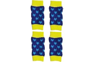 AWOCAN Haustier-Beinwärmer für verschiedene Muster, Haustier-Socken, geeignet für kleine und mittelgroße Hunde, Katzen, modisch, sauber und warm, Größe S, Blau