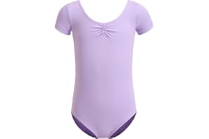 ZYXWVU maillot gimnasia ritmica niña mallot de ballet de manga corta