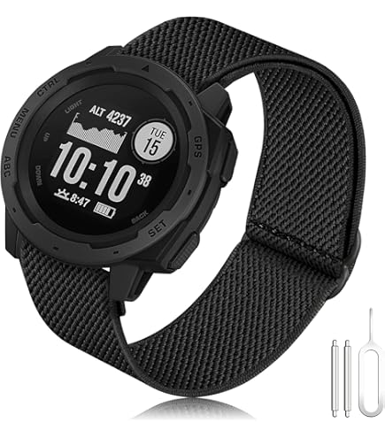 JYMYI Cinturino Dell'orologio Compatible Per Garmin Instinct 2x,Sport Silicone Chiusura Magnetica Braccialetto,26mm Rilascio Rapido Cinturino Da Polso Ricambio Per Garmin Fenix 7X Cinturini (arancia - Foto 10