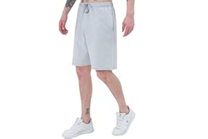 Smith & Solo Short de Sport Homme Coton - Short de Jogging Court - Shorts de Sport Fitness, Bermudas, Shorts d'entraînement, Shorts de Tennis