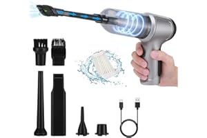 icyant Aspirateur sans Fil à Main, 12000Pa 3 in 1 Aspirateur Voiture 120W 2000mAh Payant Puissant Mini Aspirateur pour L'ordinateur Clavier Voiture Bureau d'animal Compagnie Maison