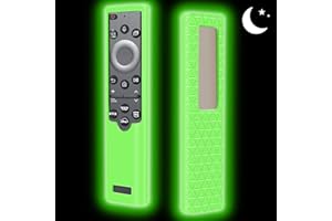 HYDREAM Custodia in Silicone per Samsung Telecomando Solare BN59-01385 BN59-01386 Series BN59-01391A Guscio Protettiva Cover Cassa Copertura per Samsung TVs 2022 Nuovo SolarCell Remote (Verde Fluorescente)