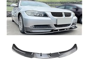 QDFGNKBAI Auto Spoiler Frontali per BMW 3 Series E90 E91 320i 325i 2005-2008, Diffusore Labbro Paraurti Anteriore Deflettore Labbra Accessorio Modificato,A/Carbon Fiber Look