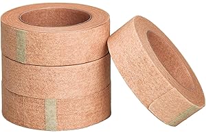 GRVICH 4-Pack of microporous Surgical Tape, Skin Color Adhesive Surgical Tape, Flexible Skin Tape Micropore Tape, Self‑Adhesive Wrap Tape, for Securing a Variety of Catheters for Wound Dressing Care Sports