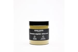 SERGE D'ESTEL PARIS Henné Naturel 100g Coloration Végétale Reflets Cuivrés 100% Naturelle Apporte Brillance et de Magnifiques Reflets Cuivrés