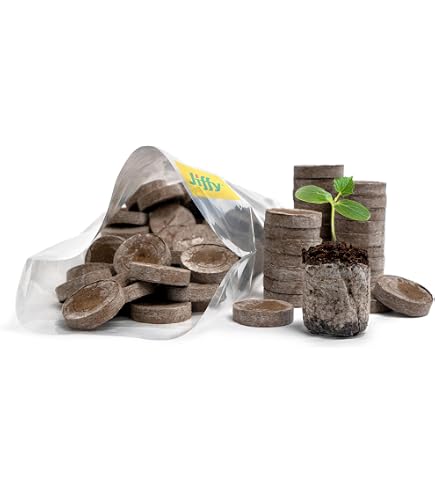 Lot De 1000 Mottes De Tourbe Jiffy 38 Mm - Pour Semis Et Boutures, Engrais Intégré, Facile à Utiliser