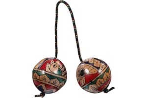 Milisten Handbemalter Rhythmus-Sandball Einhandball Percussion Instrument Für Schlagzeuger Geschenk Musikunterricht Konzert Musikvereine