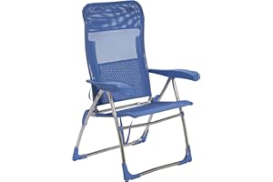 Crespo Silla Playa Aluminio. Desmontable multifibra. Asiento Alto (Multifibra.)