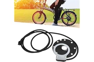 DEWIN Electric Bike Speed Sensor, Electric Bicycle Pedal 12 Magnets E-bike PAS System Assistant Sensor Speed Sensor