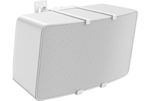 notiela Speaker Wall Mount for Sonos Five & Play 5 Gen 2 Speaker Mount, Tilt & Swivel Adjustable Bracket for Sonos Play:5 and Sonos Five Wall Mount, White