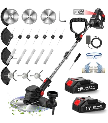 WORX Nitro WG173E.9 Accu Grastrimmer 20V - Borstelloze Motor, 33 Cm Snijcirkel, PowerShare