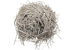 TASHELLS Papier de soie déchiqueté gris 200 g pour boîtes cadeaux et paniers, accessoires d'emballage cadeau, remplissage de panier, remplissage d'emballage cadeau