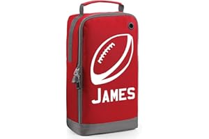 beyondsome Children's Personalised Rugby Ball Boot Bag