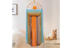 Betylifoy Macrame Wall Hanging Large, Macrame Dreamcatchers Sunshine Boho Wall Hanging Decor Woven Tapestry for Bohemian Home Decor Bedroom Nursery Living Room (Sunshine)