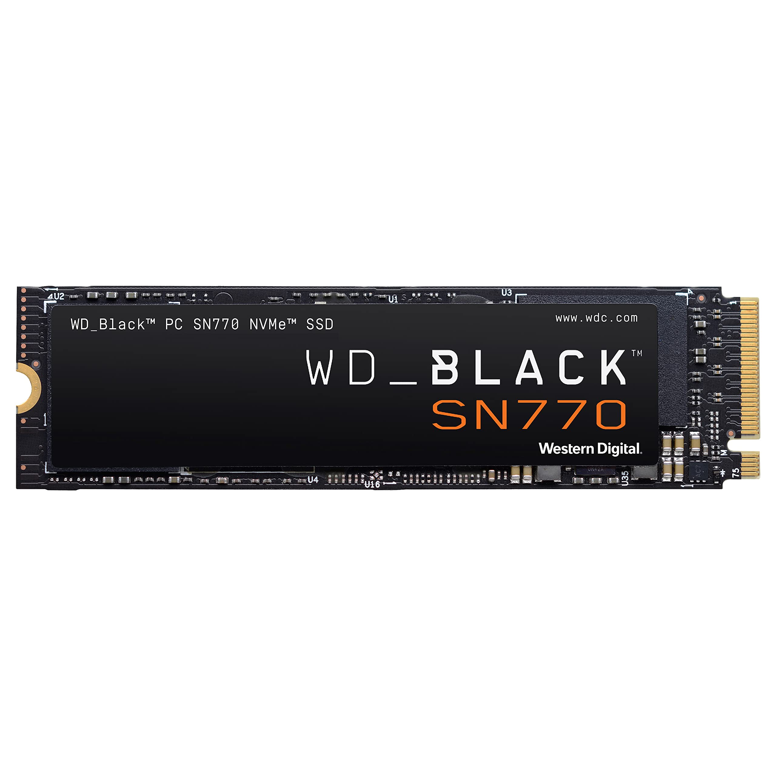 Western Digital WD Black SN770 NVMe SSD,Upto 5000MB/S, PCIe (2280) Gen 4,Game Drive,Gaming Disque