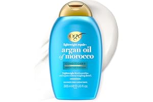 ‎OGX OGX Argan Oil of Morocco Lightweight Conditioner schwerelose Haarspülung mit Arganöl & Vitamin B5 für dünnes & fettiges Haar (385ml)