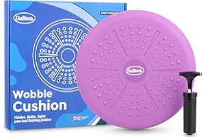 DuBeco Wobble Cushion, Balance Cushion For Physio, Sensory Cushion Focus for Kids, Sensory Cushion For Exercise and Fitness, Balance Disc Seat Improves Posture and Back Pain Relief
