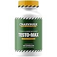 CrazyBulk TESTO-MAX Natural Alternative for Strength & Energy Supplement, (120 Capsules)