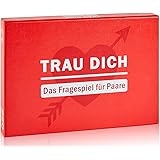 Kulinu TRAU Dich - Das Fragespiel für Paare mit tiefgründigen Fragen für eure Beziehung - Spiel Paar Partner Geschenke Jahres