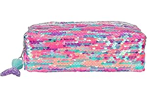 Depesche 10986 piórnik z cekinami, FANTASY Model Mermaid, kolorowy, ok. 21 x 8 x 8 cm