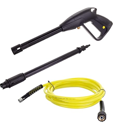Hierbla 2175 PSI Trigger Gun Kit, vervanging voor Karcher hogedrukreiniger geschikt voor Karcher K2-K7 slang Quick Release System met verstelbare sproeikop (Trigger Gun Kit