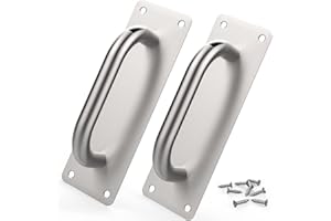 Geboor 2Pack Sliding Barn Door Handle, 20cm Gate Door Handle, Stainless Steel Door Pull Handle for Sliding Barn Door Gate Cabinet Closet Drawer Garage Shed